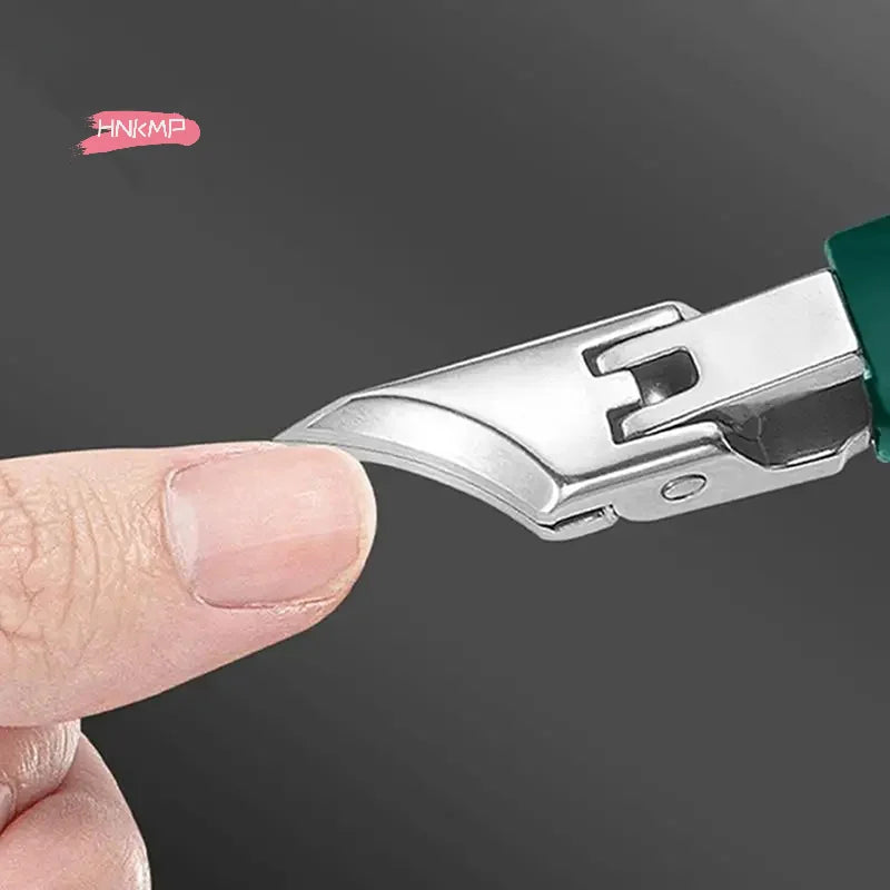 Gebogener Nagelknipser aus Edelstahl spritzwassergeschuetzt Nagelhautentferner-Yabubest - Home & More