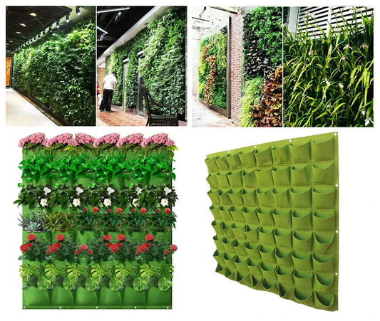 Wand-Pflanztasche Vertikaler Garten für Gemüse Blumen Kräuter – Platzsparend