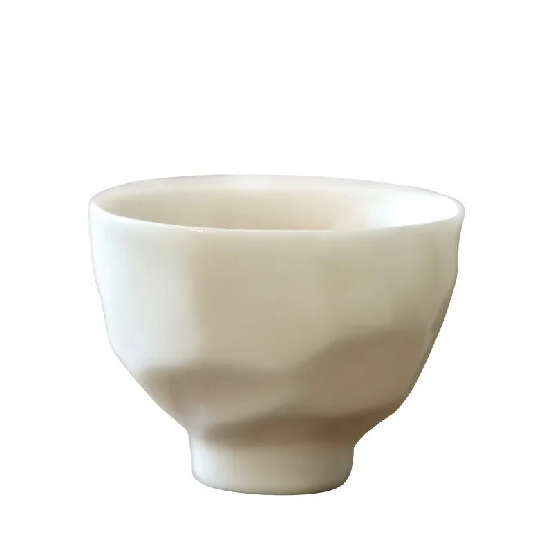 Klassische Weiße Keramik Teetasse Für Teerituale