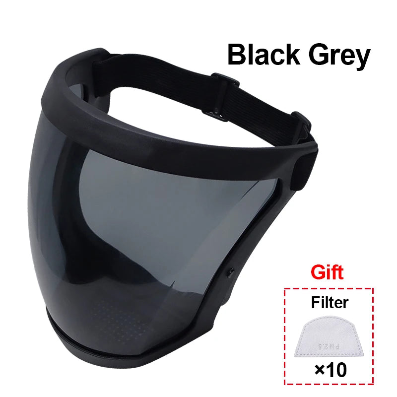 Transparenter Gesichtsschutz für Küche und Heimwerk Projekte