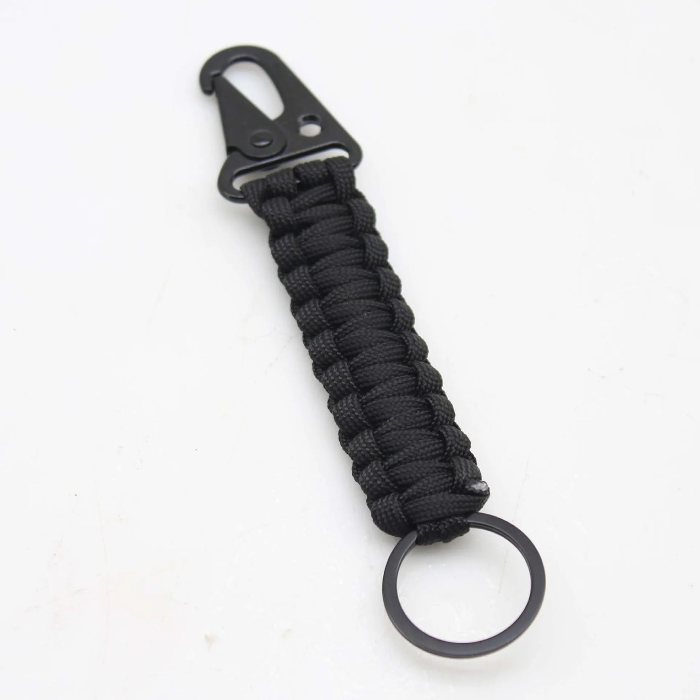 Robuster Paracord Schlüsselanhänger mit Karabiner für Outdoor und Alltag