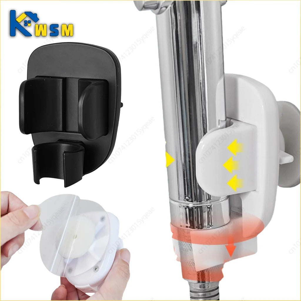 Einstellbare Duschkopf Halterung bohrfrei Teleskop Wandhalterung Bad