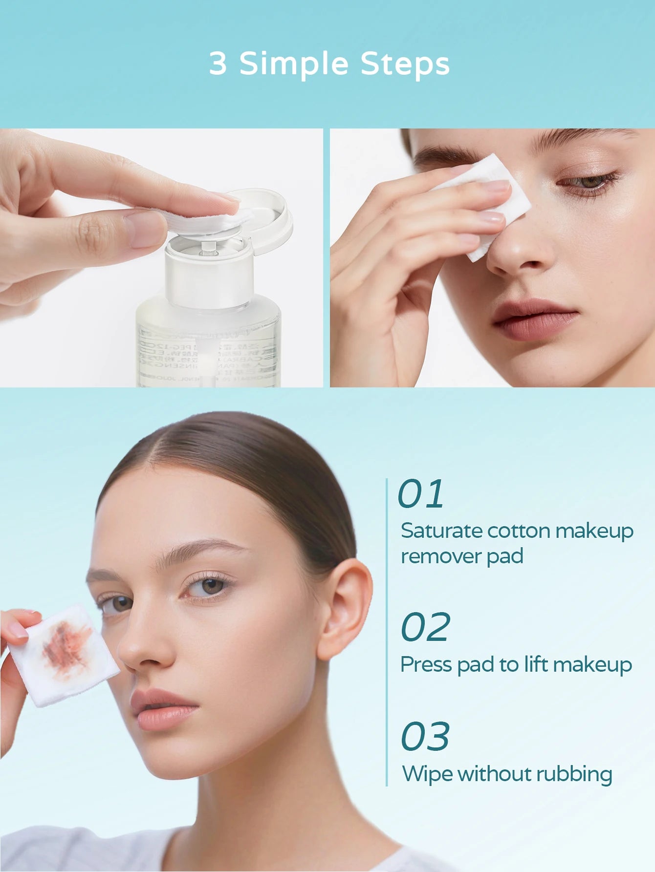 Sanftes Makeup Entferner Reinigungswasser 500ml