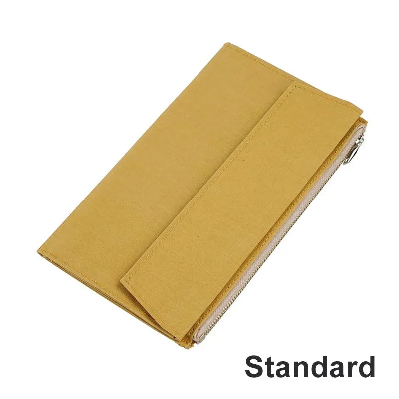Reißverschluss Tasche Kartenhalter für Reisetagebuch Notizbuch Zubehör Organizer