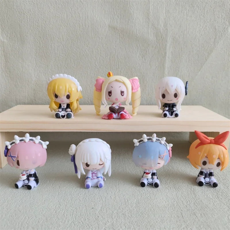 Niedliche Anime Figur Q-Version Dekoration für Büro und Zuhause