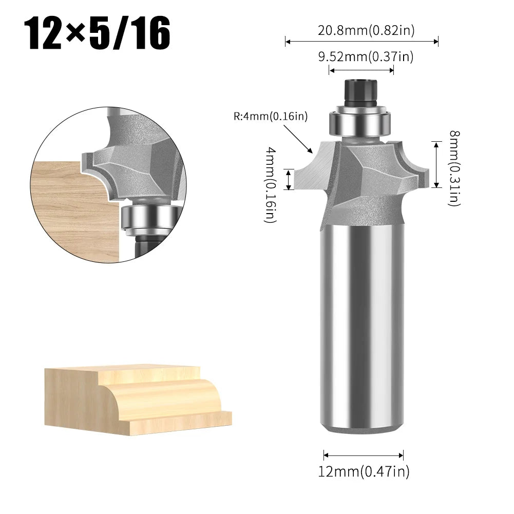 6/12mm Schaft Nut Schneiden Linie Router Bit für Holzbearbeitung