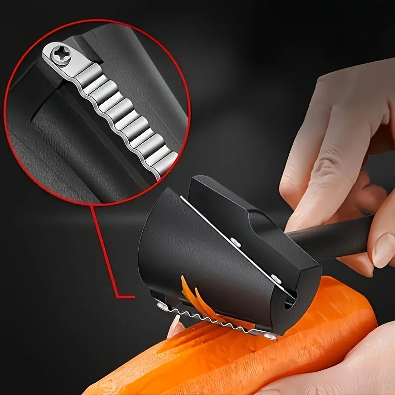 1 Stück fortschrittliche multifunktionale Spiraltrommel-Schneidemaschine, Salatwickler aus Edelstahl, Gurke, Karotte und andere Lebensmittelschneidemaschine-Yabubest - Home & More