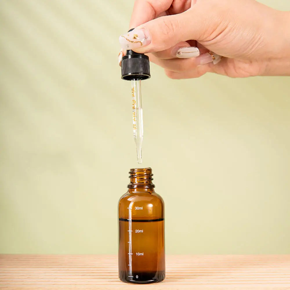 Nachfuellbare Braunglas Pipettenflasche fuer Aetherische Oele in 5 bis 100 ml-Yabubest - Home & More