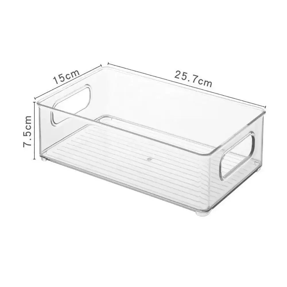 Transparenter Stapelbehälter für Kühlschrank und vielseitige Aufbewahrung