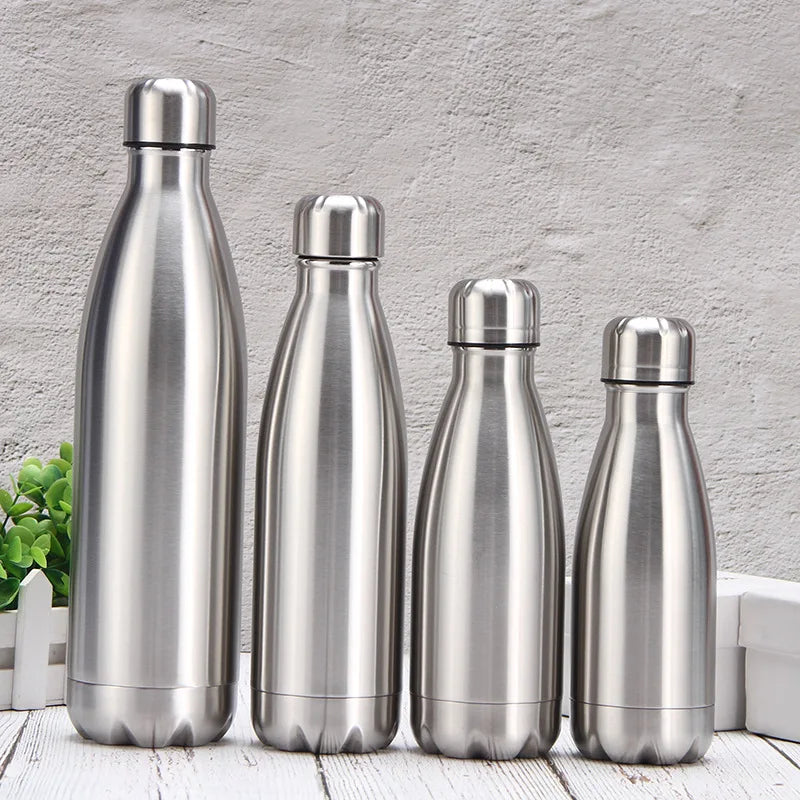 Auslaufsichere Edelstahl-Wasserflasche 1L – Robust & ideal für Sport & Reise