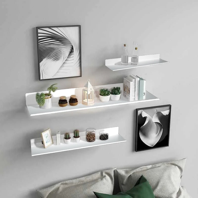 Platzsparendes schwebendes Wandregal aus Aluminiumlegierung