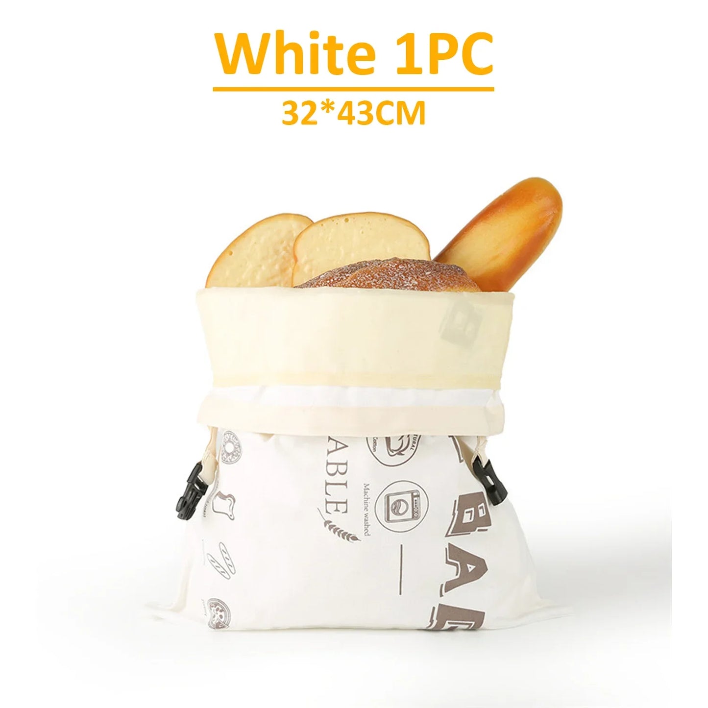 Wiederverwendbare Brotbeutel aus Bienenwachs Baumwolle mit Schnal