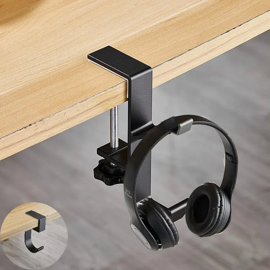 Verstellbarer Kopfhörerhaken für Schreibtisch Rucksack Tasche Abnehmbar