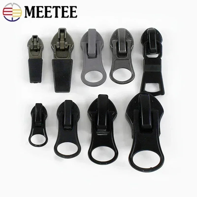 Nylon Reißverschluss Schieber Abzieher – Reparatur DIY Taschen Kleidung Set