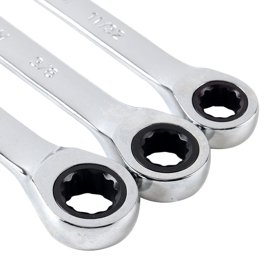 Vielseitiger Doppel-Ratschenschlüssel – Robustes Chrom-Vanadium Werkzeug