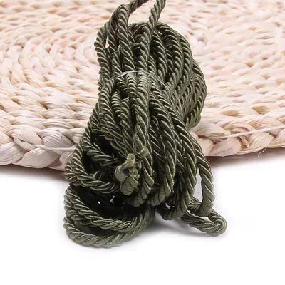 3mm Polyester Seil 3-Strang gedreht – DIY, Heimtextilien, Taschen, Deko Schnur