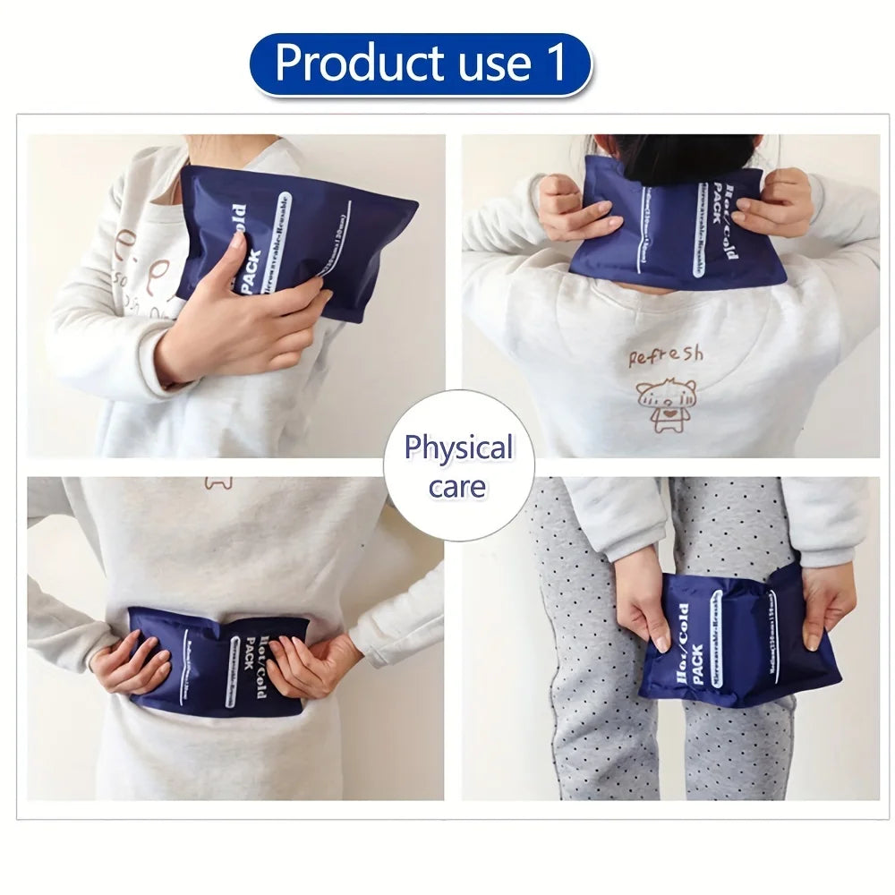 Flexible Heiß-Kalt Gelpackung für Muskeln, Knie, Kopf – Wiederverwendbar Outdoor