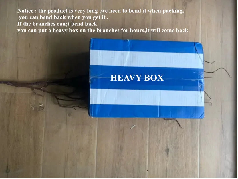 Künstliche getrocknete Rattan Zweig Blumendekoration für Zuhause