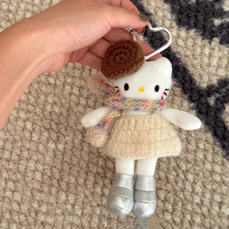 16 cm Plüsch-Schlüsselanhänger mit modischem Kuscheltier Anhänger