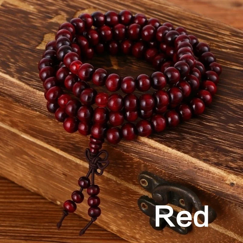 Spirituelles Sandelholz Armband für Meditation und Stil