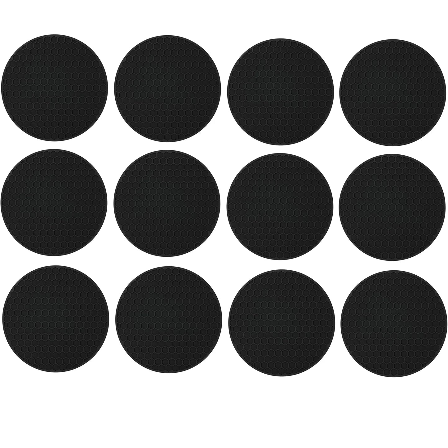 Silikon Untersetzer Set mit Halter – Rutschfest für Heiß - Kalt - Tassen - Gläser