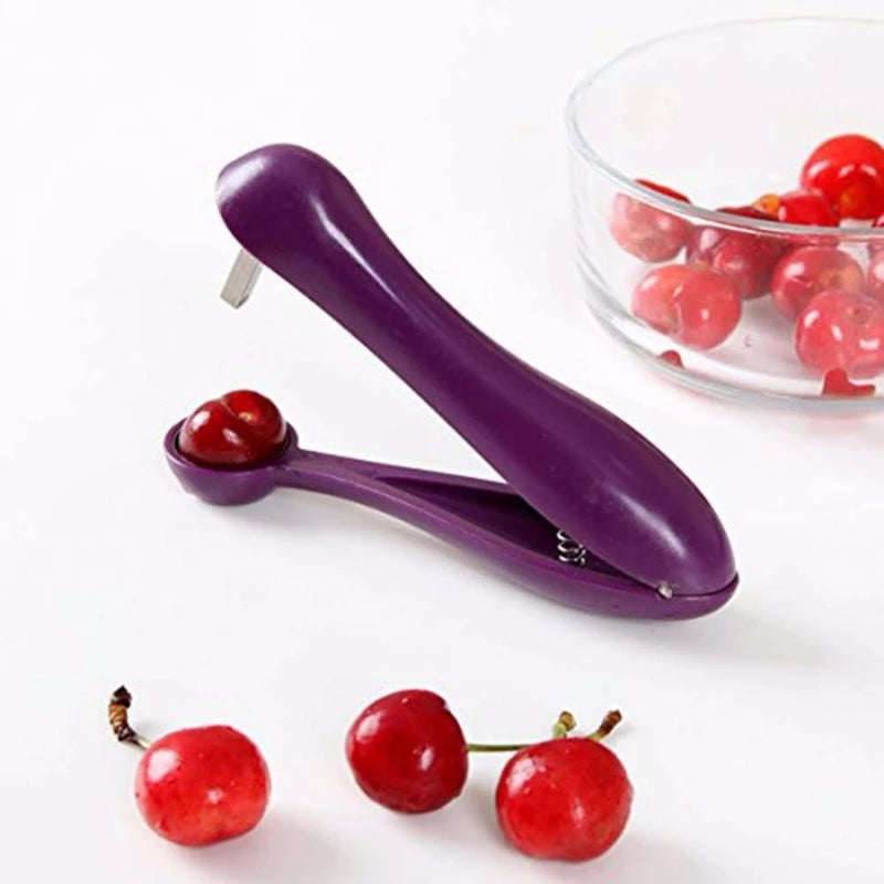 Effizient - Ergonomisch: Lila Kirsch- und Olivengrubenentferner, leicht - robust