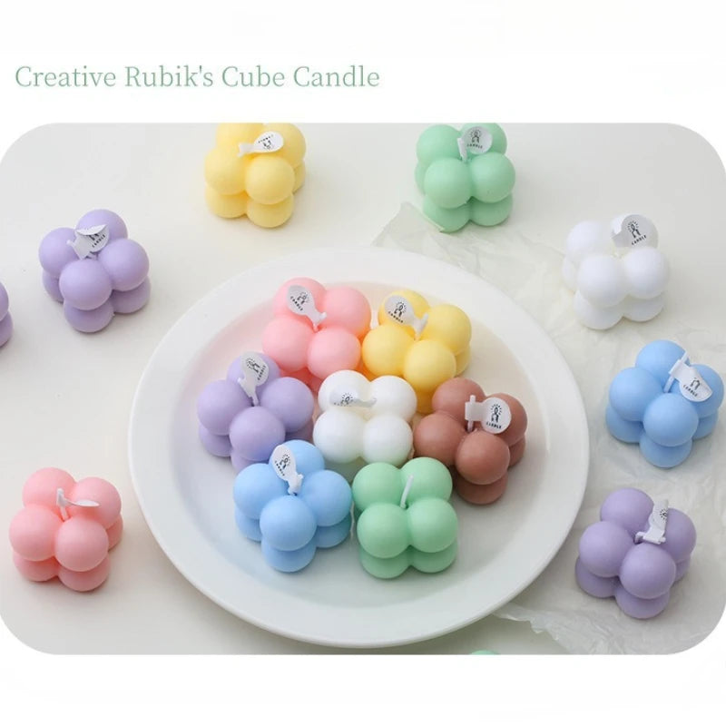 Würfel Duftkerze mit intensivem Aroma für Heim und Entspannung