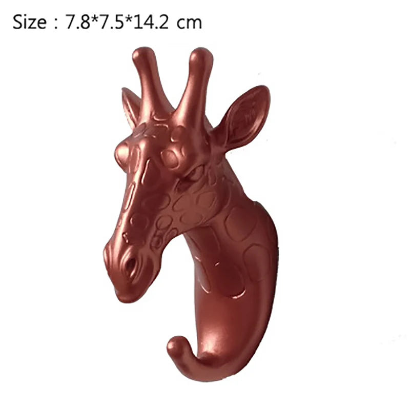 Tiermodell Wandhaken Vintage Design für Kleidung Hut Schlüssel Deko