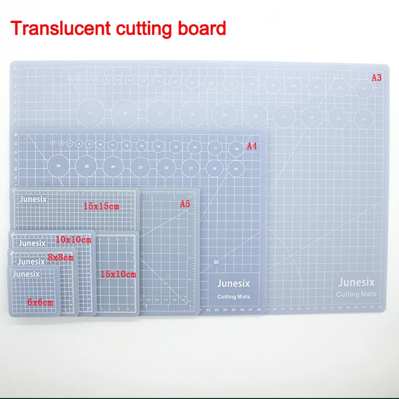 Schneidematten A3 A4 A5 PVC selbstheilend mit Rasterlinien für DIY