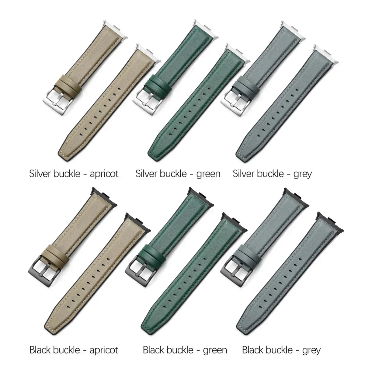 Elegantes Lederarmband kompatibel mit Xiaomi Smartwatches