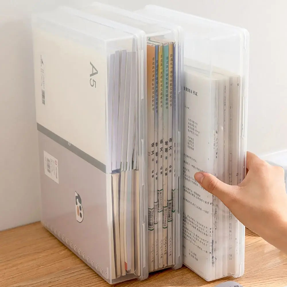 Multifunktionale Kunststoff Aktenbox für Schule & Home Office-Yabubest - Home & More