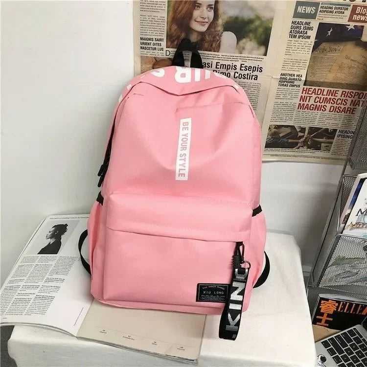 Unisex Großraum-Rucksack 20-35L mit robustem Polyester für Alltag - Schule
