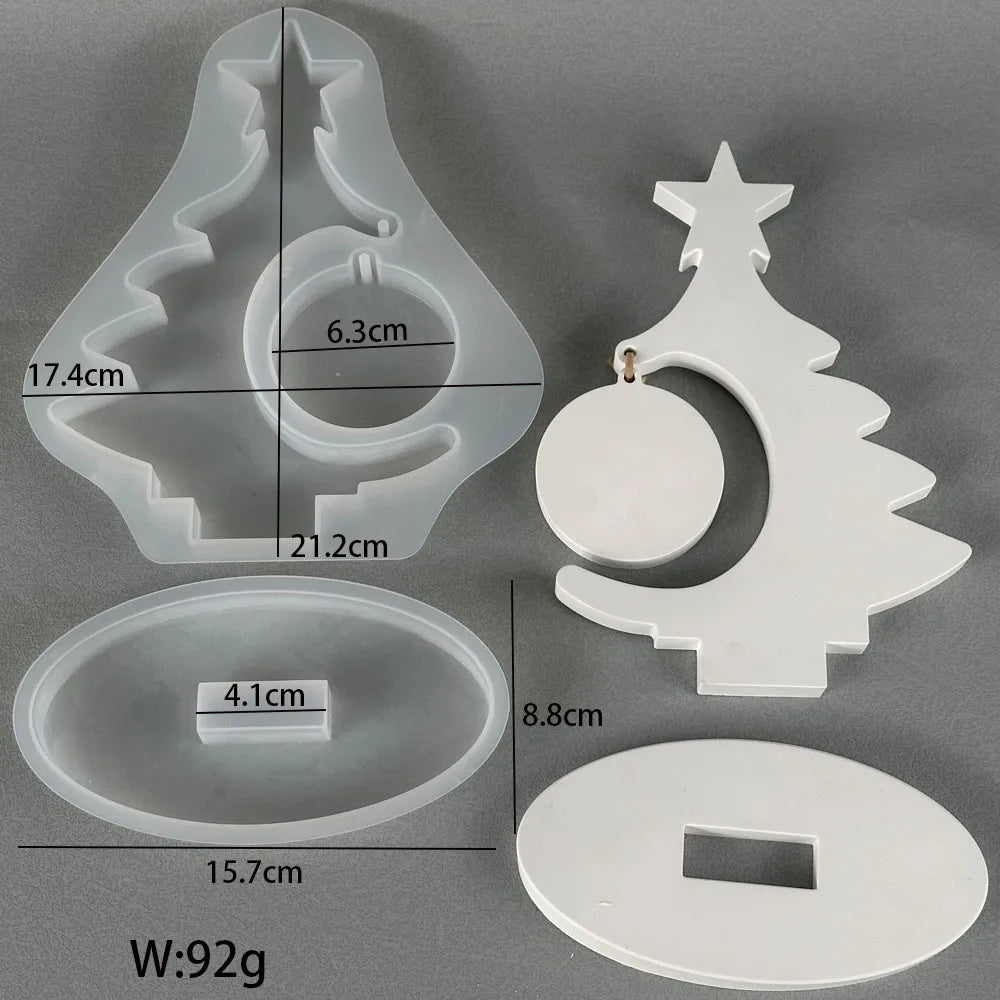 Silikonform für handgemachte Weihnachtsornamente und Dekoration