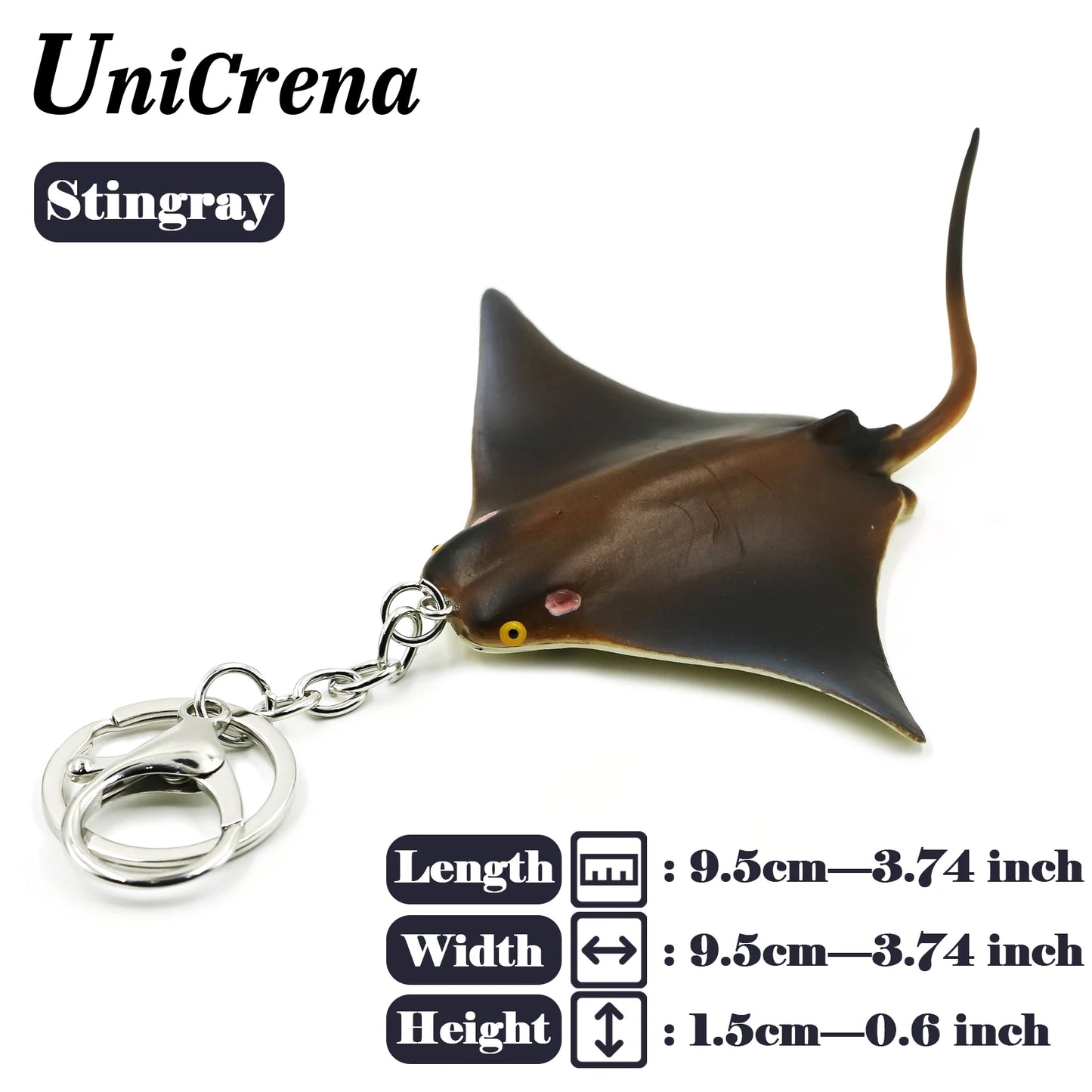 Kreativer handgefertigter Fisch Schlüsselanhänger mit Angeldesign Unisex