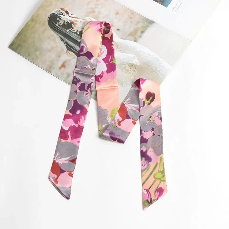 Eleganter Blumenschal für Frauen Haar Accessoire oder Taschenband