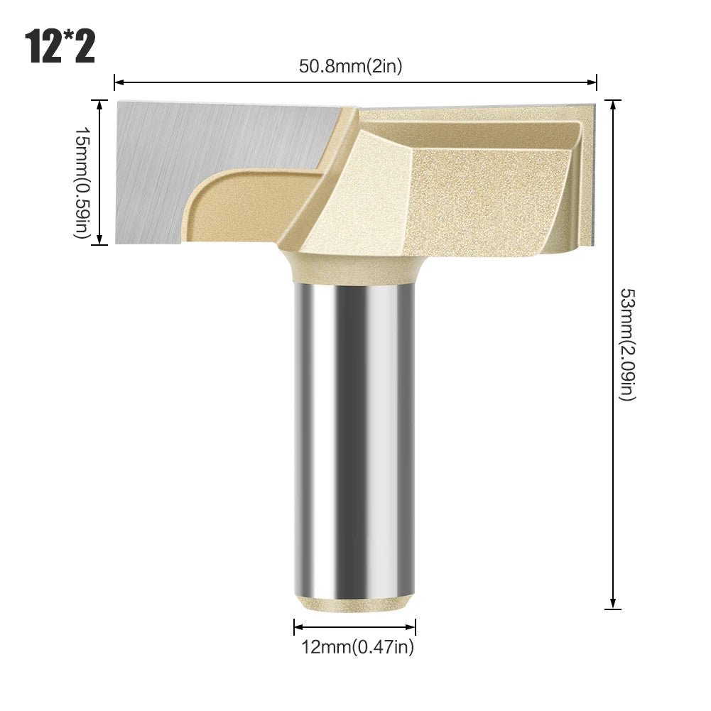 Professionelle Hartmetall Fräser 6mm und 12mm Schaft für Holz