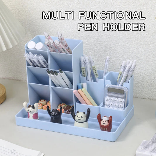 Stifthalter Kunststoff Quadratisch Schreibtisch Organizer Bleistifthalter