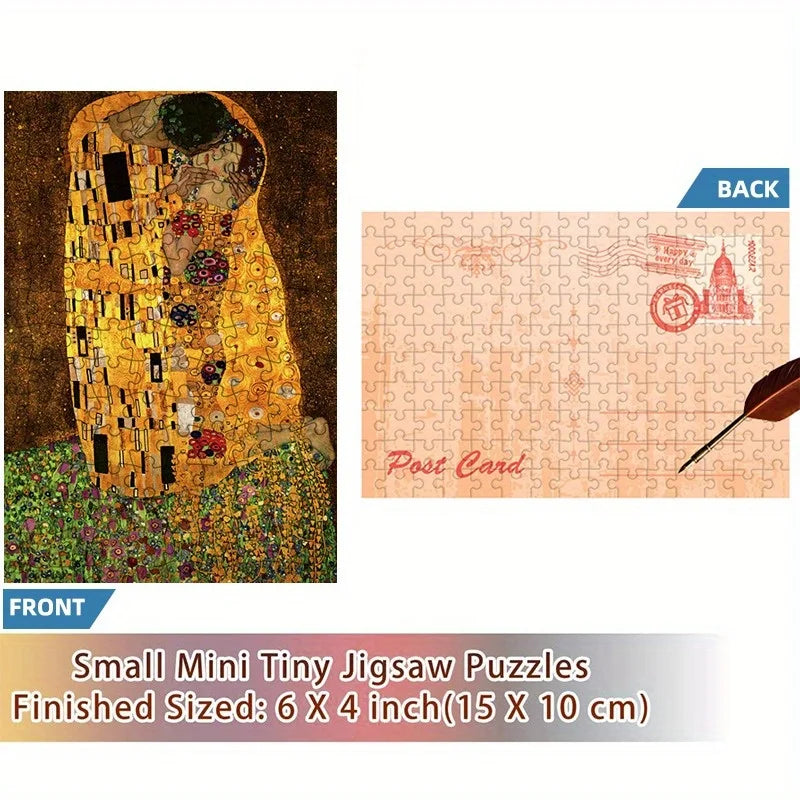 150 Teiliges Mini Reagenzglas Puzzle Der Kuss Gustav Klimt Lernspiel-Yabubest - Home & More