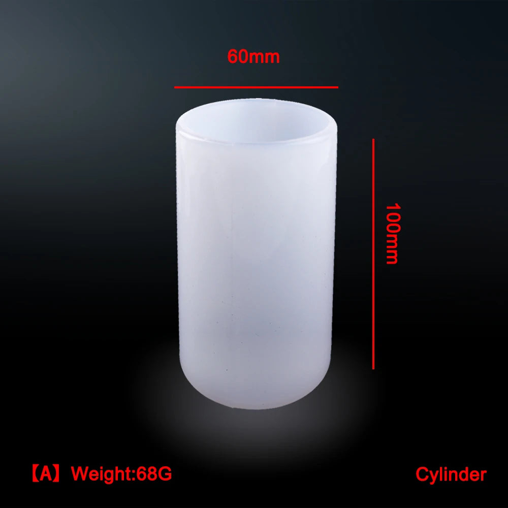 Vielseitige Silikonform für DIY Epoxidharz Kerzen und Schmuck 10 Stil