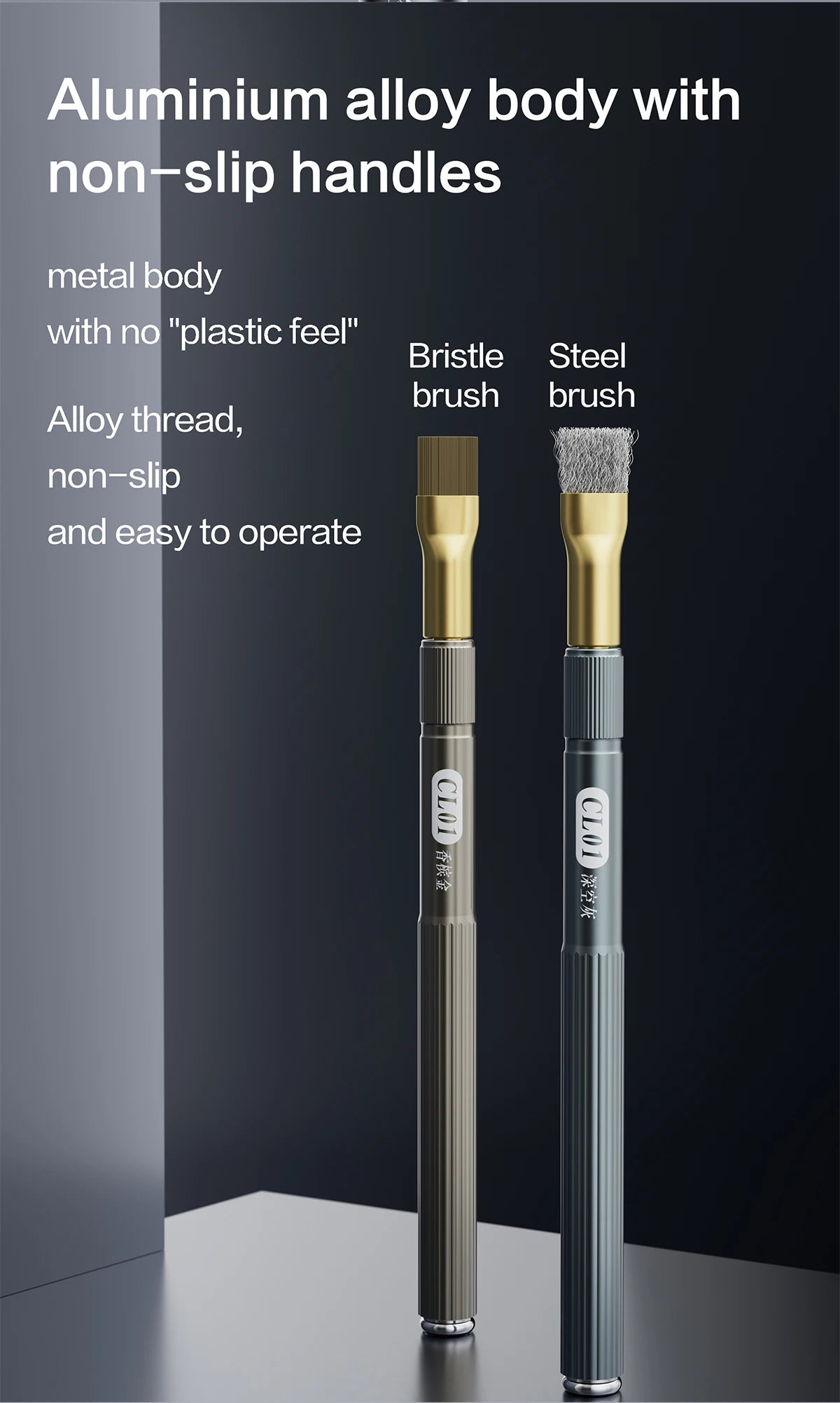 Präziser Reinigungs Pinsel mit Stahldraht Borsten für Elektronik