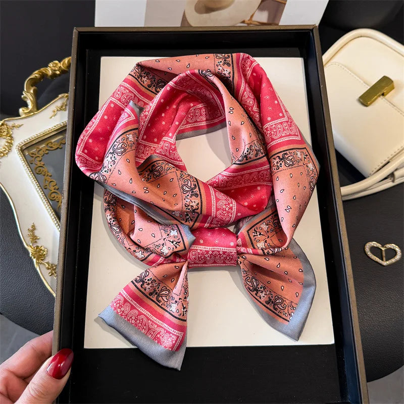 Dünner Seidenschal für Frauen – Multifunktionales Halstuch-Yabubest - Home & More