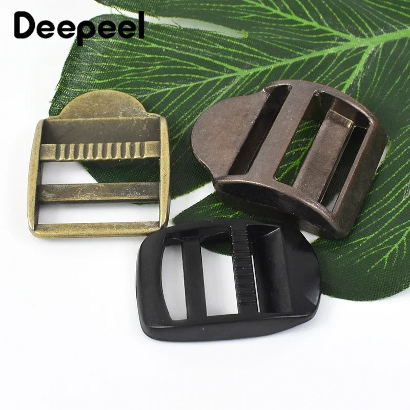 4 Stück Metall Gürtelschnalle Tri-Glide Schiebeverschluss für Rucksack