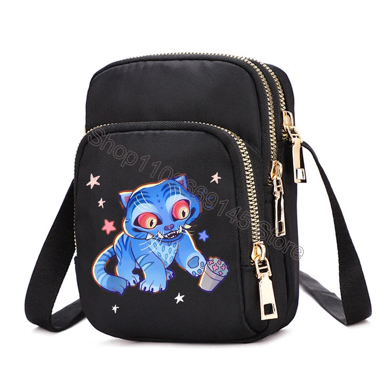 Kreative Umhängetasche mit Cartoon Motiv für Mädchen und Kinder