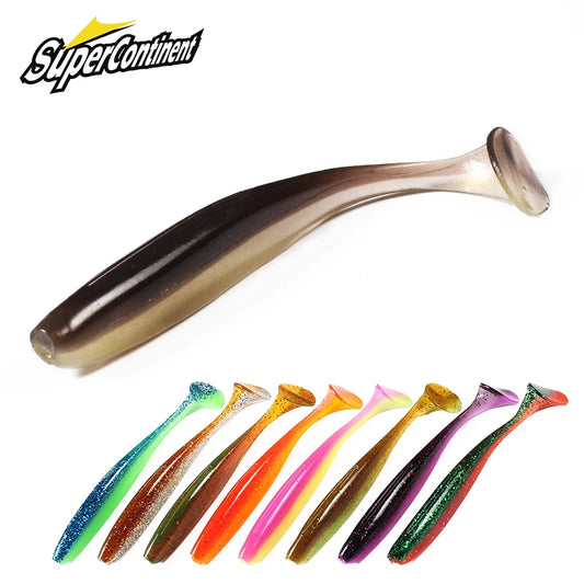 Weicher Angelköder 50 75 100 mm Set für Hecht - Süßwasserfischen