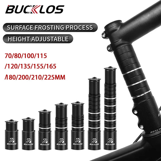 Fahrrad Vorbau Verlängerung 100-210 mm Aluminium Lenker Extender Adapter