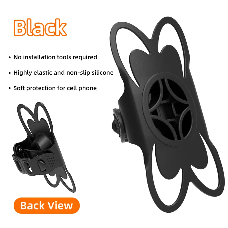 Universal Silikon Fahrrad Handyhalter Lenkerclip Für Alle Telefone