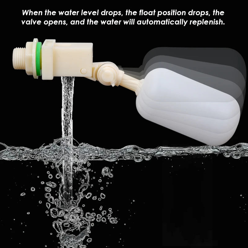 Einstellbares 1/2 Zoll Schwimmendes Automatisches Füllventil mit Kunststoffgewinde