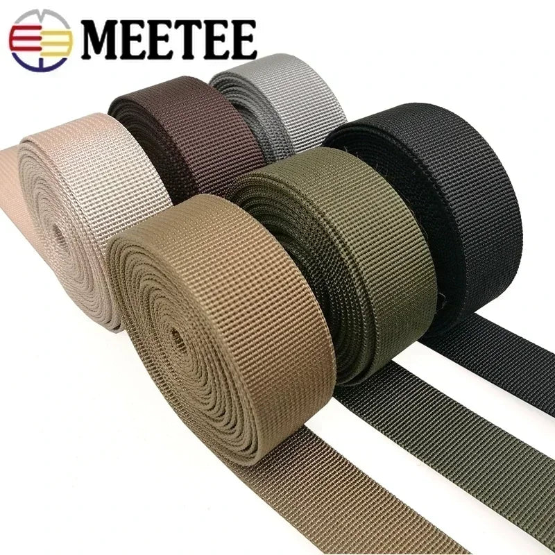 5 Meter 20 bis 38 mm Armeegrünes Nylon Gurtband zum Nähen und Basteln-Yabubest - Home & More