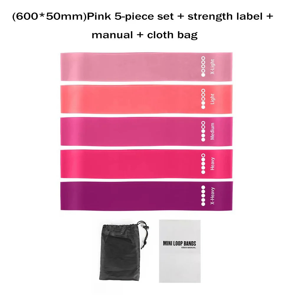 Yoga Widerstandsbänder Fitness Elastikbänder Trainingsbänder Hüftübungen