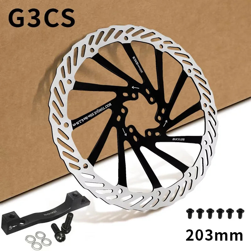 Fahrrad Bremsscheibe 160 180 203mm MTB Rennrad Hydraulisch Wärmeableitung